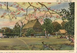 (300) Very Old Postcard - Carte Ancienne - Fiji - Bau Temple - Fidschi