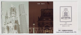 Olympic Game In 1936 Berlin Germany,Olympic Emblem,Architecture,CN 12 Flag Of Five-Rings History Previous Olympiad PSC - Estate 1936: Berlino