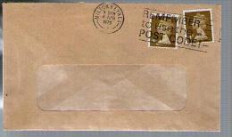 Angleterre Grande Bretagne Lettre Cover CAD Milton Keynes 4-04-1975 / Tp Queen Elizabeth - Lettres & Documents
