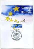 1ER JOUR CONSEIL DE L´EUROPE  T.  UNGERER LE PENSEUR D´ESPOIR ETOILE - European Community