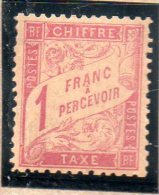 FRANCE : Taxe N° 39 * - 1859-1959.. Ungebraucht