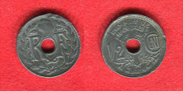 COLONIES - COLONIALES - INDOCHINE - FRENCH INDO CHINA - 1/2 CENTIME 1939 - EPREUVE EN PLOMB? FAUX POUR SERVIR? TRES RARE - Autres & Non Classés