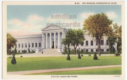 USA, MINNEAPOLIS MN ~ INSTITUTE OF ARTS ~ C1940s Unused Vintage Postcard ~MINESSOTA MUSEUM  [4000] - Minneapolis