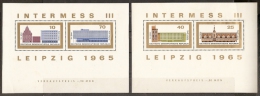 DDR 1965 - Yvert #H18/19 - MNH ** - 1e Dag FDC (vellen)