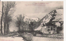 VIEILLE AURE 108 VALLEE D'AURE  LE PONT  VUE D'HIVER 1909 - Vielle Aure