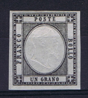 Italy Sa Nr 19 , Mi 3, MH/*, 1861, Signed, Beautiful Centered And Large Margins! - Nuovi