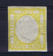 Italy Sa Nr 23, Mi 7 , MH/*, 1861, With Heavy Embossing, No Tear! - Nuevos