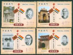 2011 MACAO 100 ANNI OF Xinhai Revolution 4V+MS - Ongebruikt