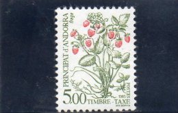 ANDORRE FRANCAISE 1985 TAXE ** - Unused Stamps