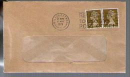 Angleterre Grande Bretagne Lettre Cover CAD Milton Keynes 8-05-1975 / Tp Queen Elizabeth - Cartas & Documentos
