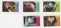 Australia 2009 Micromonsters Set 5 Self-Adhesive MNH - Fogli Completi