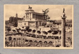 40005      Italia,  Roma   -   Monumento  A  Vittorio  Emanuele II E  Il  Foro  Traiano,  VGSB  1935 - Altare Della Patria