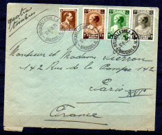 Lettre De Bruxelles Vers Paris, Joséphine-Charlotte - Lettres & Documents