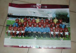 Poster FC METZ Saison 2012 - 2013 - Habillement, Souvenirs & Autres