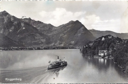 RINGGENBERG   ARRIVEE DE LA NAVETTE SUR LE LAC SUISSE - Ringgenberg