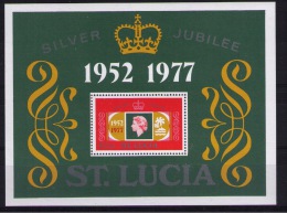 ST. LUCIA 1977 Silver Jubilee MNH - St.Lucia (1979-...)