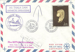Navire M.S.Thala Dan.  Expedition Antarctique 1978. J.Lauritzen Lines. Photos  Recto-verso 1978. - Covers & Documents
