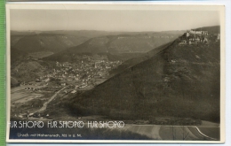 Urach Mit Hohenurach 1940/1950 Verlag: Gebr. Metz, Tübingen  Postkarte Mit Frankatur, Mit Stempel  BAD URACH , - Bad Urach