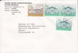 Hungary EÖTVÖS LORAND TUDOMÁNYEGYETEM Rektori Titkarsag BUDAPEST 1999 Cover Brief To Denmark - Briefe U. Dokumente