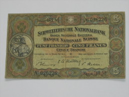 SUISSE -  5 Francs 194 -  Banque Nationale Suisse   **** EN ACHAT IMMEDIAT **** - Switzerland