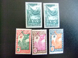 GUYANE  GUYANA  Año VARIOS    Yvert Nº 201 + 110 + 111 + 112 (*) Sin Goma - Unused Stamps