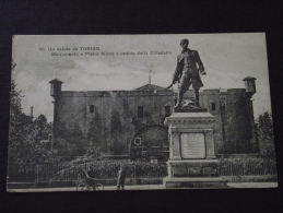 TORINO (Turin, Piemonte, Italie) - Monumento A Pietro Micca E Veduta Della Cittadella - Animée - Non Voyagée - Altri Monumenti, Edifici