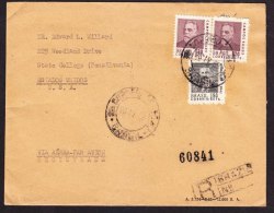 O) 1968 BRAZIL, WENCESLAU BRAZ-PRESIDENT, MANUEL FERRAZ DE CAMPOS SALLES-POLITICAL, COVER TO PENSILVANIA-UNITED STATES.- - Gebraucht