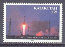 1994. Kazakhstan, Day Of Space, 1v, Mint/** - Kasachstan