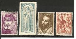 Gri Mi.nr.578-81/ GRIECHENLAND -  Apostel Paulus 1951 ** - Nuovi