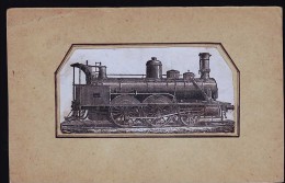 LOCOMOTIVE 120 TRAVAUX DE LA COMPAGNIE PARISIENNE DU GAZ MR MESUREUR 1888 - Eisenbahnen
