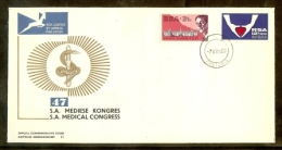 REPUBLIC OF SOUTH AFRICA, 1969, First Day Cover Nr. 11, Medical Congress, F2655 - Brieven En Documenten