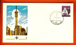 REPUBLIC OF SOUTH AFRICA, 1971, J.G. Strydom Tower (17-4-1971), First Day Cover Nr. 15,   F2619 - Covers & Documents