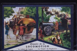 HISTOIRE DE LA LOCOMOTION - Estaciones Con Trenes