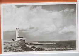 Cp Wieringen Monument Met Aanlegsteiger Voyagé 1949 Timbre Cachet Hippolytushoef - Den Oever (& Afsluitdijk)