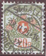 Heimat SG St.Gallen 1925-02-18 Vollstempel Auf Portofreiheit 20 Rp. Zu#7A Kl#406 Asyl Für Schutzbedürftige Kinder - Franchise