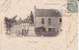 Châtillon-Coligny.   Place Becquerel. - Chatillon Coligny