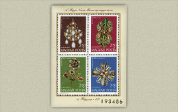 Hungary 1973. Jewels Sheet MNH (**) Michel: Block 100A / 5.50 EUR - Ungebraucht