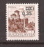 1978 X  1755  JUGOSLAVIJA BOSNIA DEFINITIVE TURISMO MOSCHEA ISLAM GUM MAT INTERESSANT MNH - Mezquitas Y Sinagogas