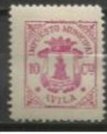 0394-RARO SELLO NUEVO ** AVILA LOCAL FISCAL IMPUESTO TASA SPAIN REVENUE FISCAUX ,PERFECTO. - Revenue Stamps