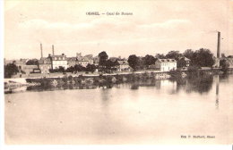 Oissel (Saint Etienne Du Rouvray-Seine Maritime)-+/-1920-Quai De Rouen (Cheminées D´usines)- Edit. P.Maillard, Oissel - Saint Etienne Du Rouvray