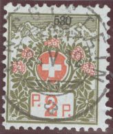 Heimat BE Engistein 1912-05-25 Vollstempel Auf Portofreiheit 2 Rp. Zu#2A Kl#530 (1050Stk) Knabenerz.Anst. Bez. Konolfin - Franchigia