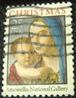 United States 1990 Antonello Madonna And Child 25c - Used - Autres & Non Classés