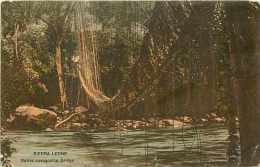 Mai13 1407 : Sierra Leone  -  Native Suspension Bridge - Sierra Leone