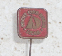 YACHT CLUB BURJA - IZOLA  ( Slovenia Vintage Pin ) Badge Voile Vela Segeln Zeilen Segling Seiling Purjehdusta - Voile