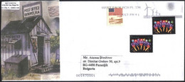 Mailed Cover (letter) With Stamps Celebrate 2011 Flag  From  USA US - Storia Postale