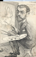ILLUSTRATEUR : ORENS -  A. MADRID - F. HUMBERT  PINXIT Faisant Poser Son Modèle Favori      1902 - Orens