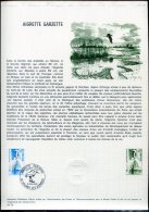 Document Officiel  15/02/75: AIGRETTE GARZETTE - Picotenazas & Aves Zancudas