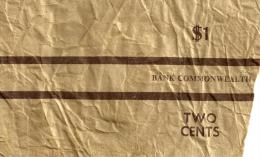 AUSTRALIA 2 CENTS COMMONWEALTH BANK  WRAPPING PAPER 1970/80's  VF READ DESCRIPTION CAREFULLY !! - Sonstige & Ohne Zuordnung