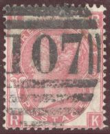 Grossbritanien 1867 Mi#28 3Pence Rosalila Gestempelt #107 - Used Stamps