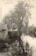 CPA -PONTRIEUX (22)- Aspest Du Trieux Et Des Maisons En 1900 - Vue Prise Du Pont - Pontrieux